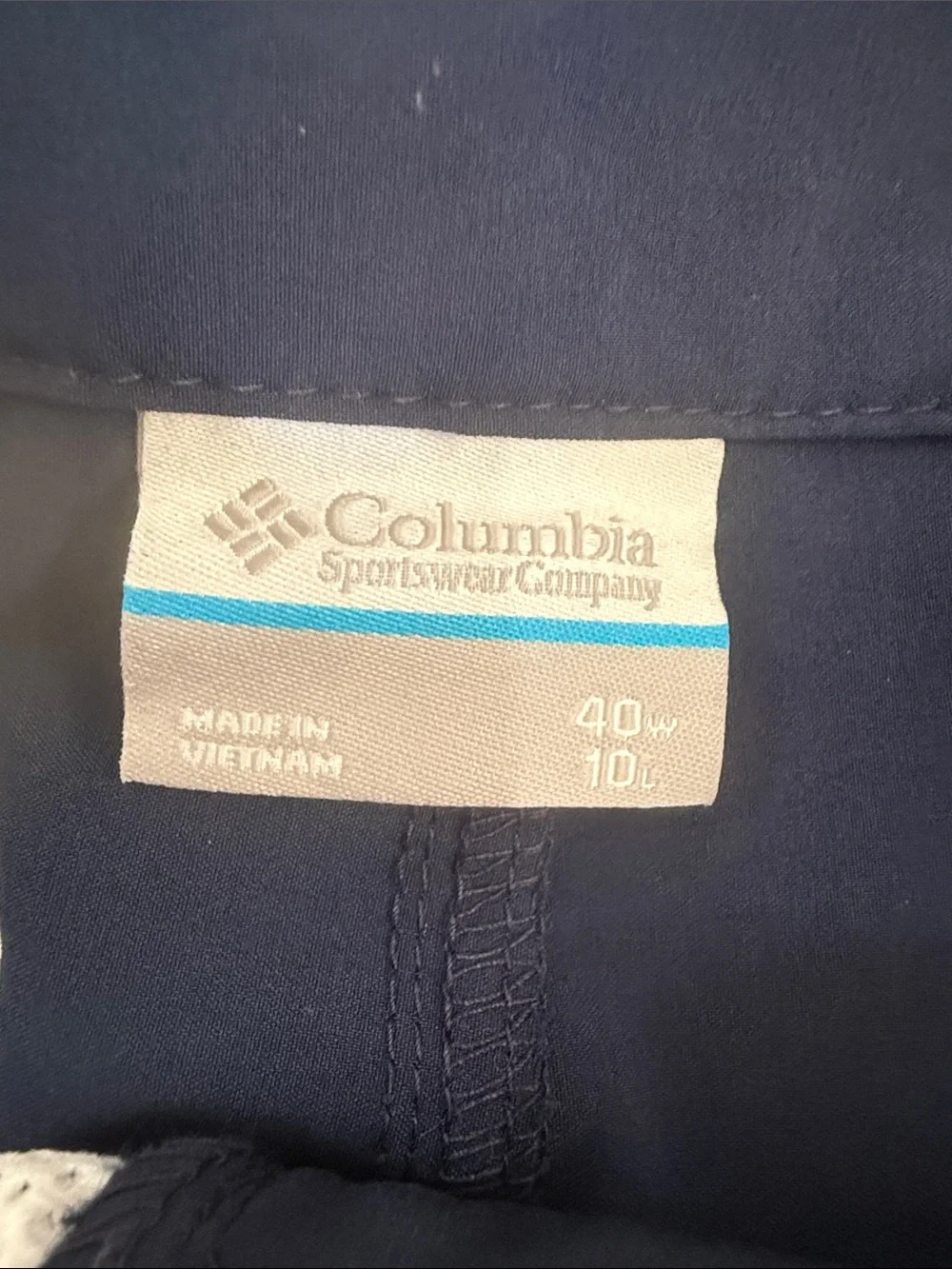 Men's Columbia Navy Performance Shorts